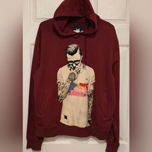 Xray Jeans Large Graphic Hoodie